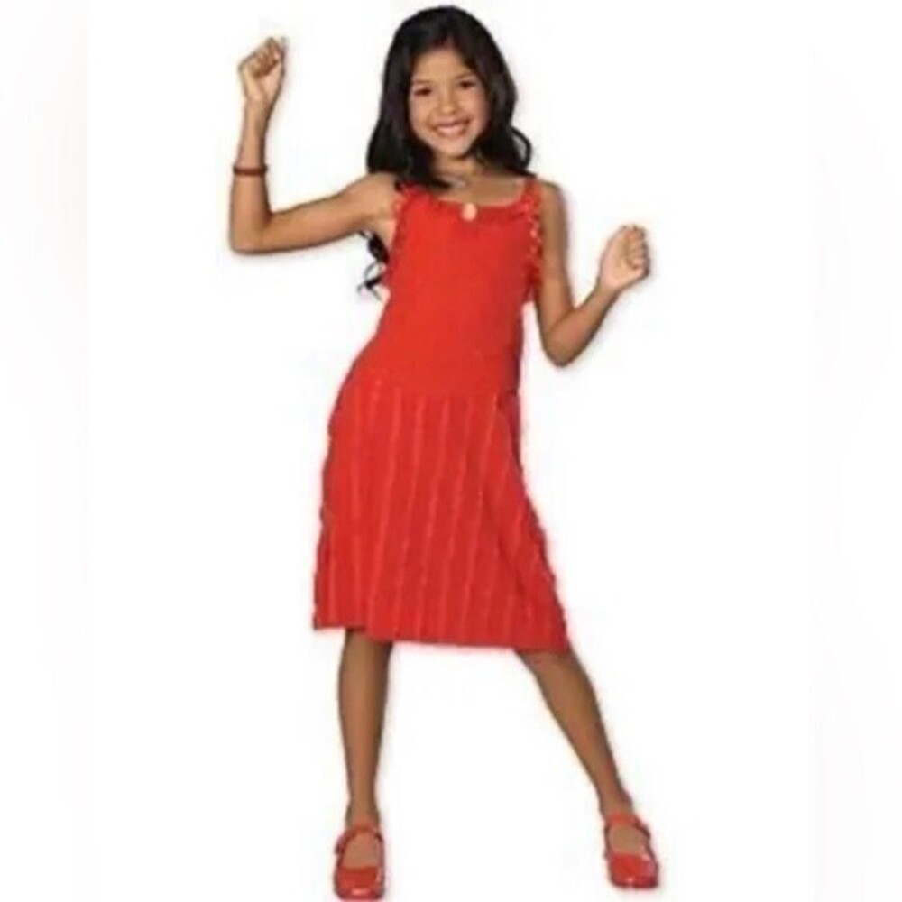 High School Musical Gabriella/Barbie Red Dress Halloween Costume Youth Large NEW